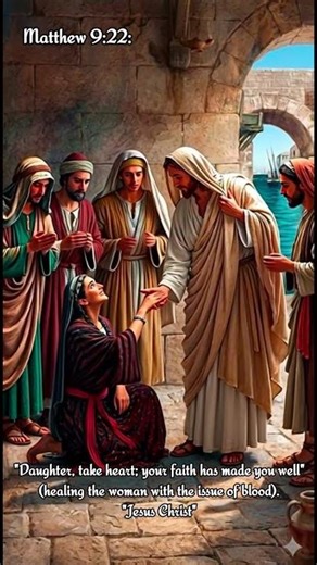 Matthew 9:22: #dailybibleverse #versemeaning