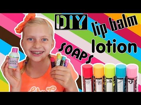DIY Lip Balm, Lotion & Sparkly Soap!