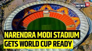 7.2K views · 208 reactions | Narendra Modi Stadium gets ready to host World Cup, entire GCA is taking care of every minute detail #NarendraModiStadium #Gujarat #Cricket #CWC2023 | News18 | Facebook