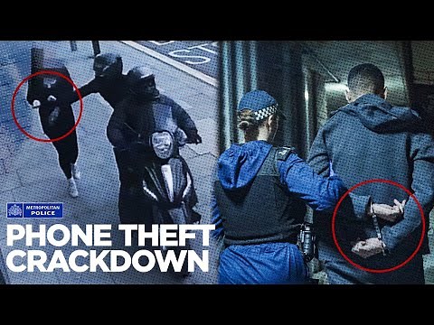 London Phone Theft Crackdown! Undercover Police Tackle Pickpockets & E-Bikes | 1000 Phones Retrieved