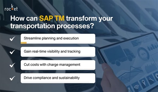 #saptm #transportationmanagement #logisticsinnovation #saps4hana | Rocket Consulting Ltd
