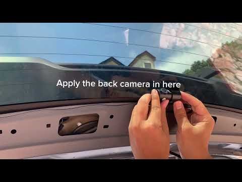 FITCAMX rear camera installation in CRV 2024 hybrid