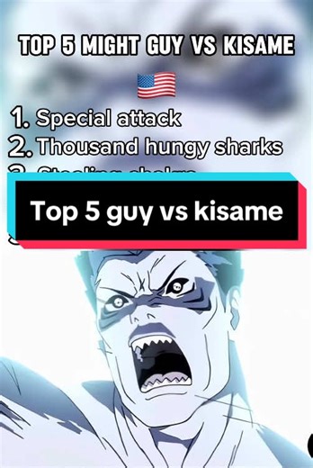 Might Guy vs Kisame: A Battle Without Chakra