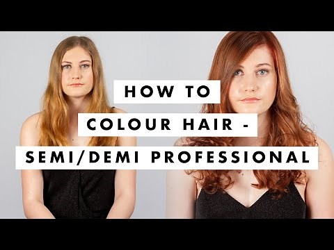How to Apply Semi-Permanent Hair Color