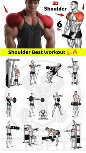 Build 3D Shoulders FAST ⚡ #shoulder #shorts