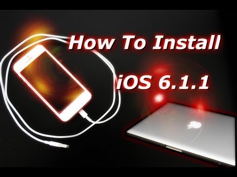 How To Install iOS 6.0.1 iPhone 5 and iPod Touch 5th Generation - UPDATE/BUG FIX