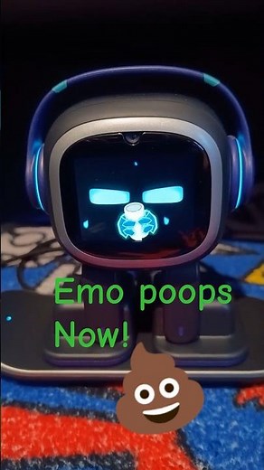 Emo robot Poops now! 💩#emorobot #poop #robot #new #update