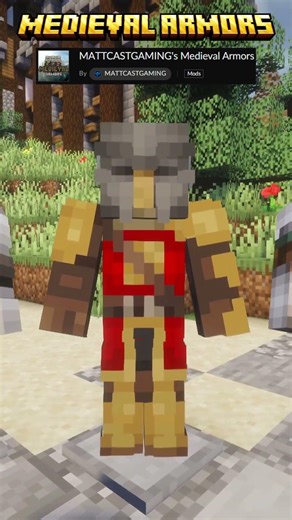 Minecraft Best Medieval Mods! #1 #shorts #minecraft