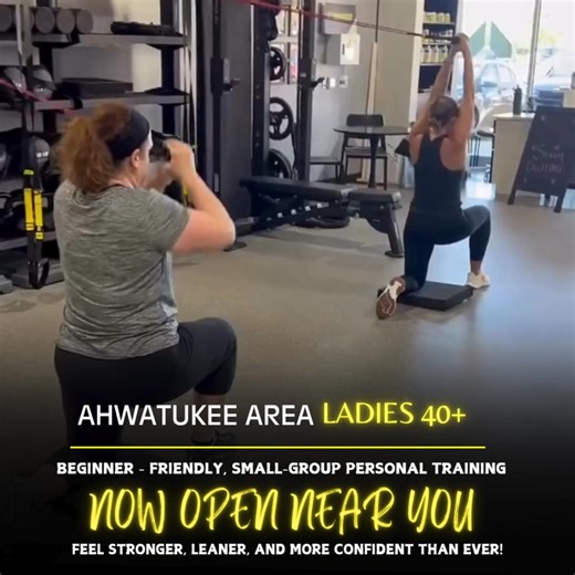 🚨NOW OPEN in AHWATUKEE! 🍂 Small-Group Personal Training Designed for Women Over 40 who want to feel Strong, Capable and Confident AGAIN this Fall 🙋🏼‍♀️ 🙌 We focus on helping busy adults over 40 live healthier and more active lifestyles through customized small-group personal training programs designed to maximize results in the least amount of time. Here’s what makes us different: ✅ No coached-by-a-tv, everyone-does-the-same-stuff workouts. Our small-group sessions are coached by profession