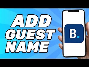 How to Add Guest Name in Booking.com (2025)