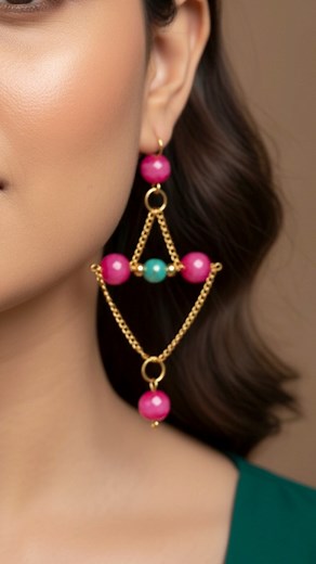 16K views · 226 reactions | DIY Bead Earrings  Easy Handmade Jewellery Idea for Beginners #diy #art #jewerly #trendingvideo #viralvideoシ | Beads & Beyond | Facebook