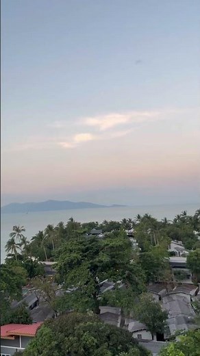 高台からの景色✨海が見える暮らし🌴#サムイ島#thailand