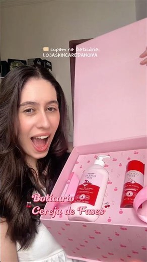 PRESS KIT CEREJA DE FASES - BOTICÁRIO - completo #perfumefeminino #perfume #hidratante