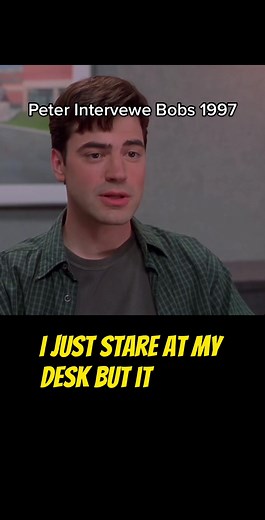 Bobs Interview Peter - Office Space #funnyvideos😂 #office #90s #interview