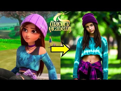 Unicorn Academy Characters in Real Life 😲 | Cartoon vs Real
