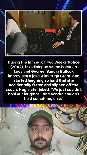 During the Filming of Two Weeks Notice (2002), Sandra Bullock Laughed So Hard She Fell Off the Couch