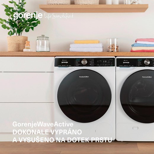 Chytré pračky a sušičky WaveActive SE postarají o vaše prádlo  A vy SE bavte!  | Gorenje | Facebook