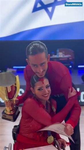 Mazel tov! Israeli dancers Tomer Margalit and Orel Chalaf have claimed the title of world champions in para dance! 🇮🇱🏆 | StandWithUs