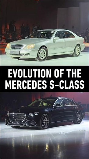 Evolution of the Mercedes S-Class #shorts