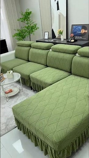 Soft Stretchable Sofa Cover | Washable Couch Protector | Stylish Living Room Makeover