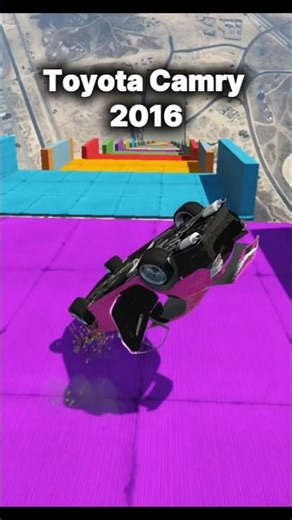 Can a 2016 Toyota Camry really handle one of the most insane jump ramps in GTA 5? 😱