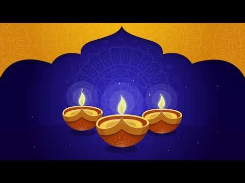 Happy Diwali Videos | Diwali Background | Diwali Celebration Background with Diyas | 4K