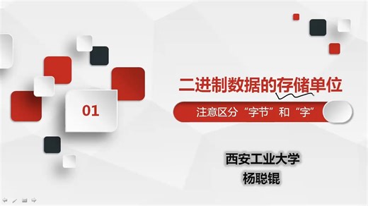 167. 二进制数据的存储单位：特别要注意字节和字