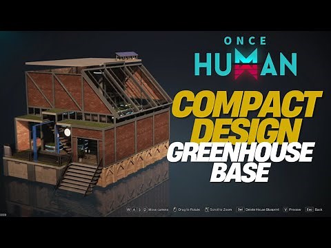 Once Human: Compact Gardener Base Tutorial in Once Human - Easy to Build & Move