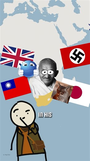 What did this man of ultimate peace actually think of other countries? #history