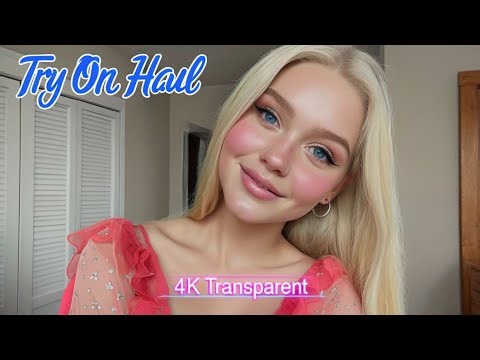 See- Through Sheer Lingerie 2025 Try -On Haul | Shein Lingerie & Micro Bikini Try-On (4k)