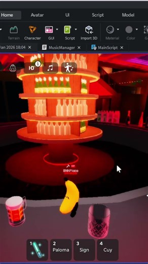 Roblox Studio: Bar System #roblox #robloxstudio #developer