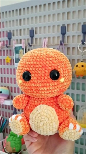Charmander 🔥 #crochet #amigurumi #diy #pokemon #plushies
