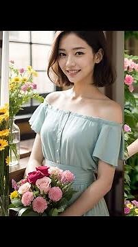 [ 4k AI Art ] What kind of flowers do you like?[ ai lookbook ]