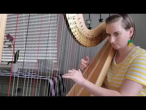 "Danny Boy" folk song on the harp