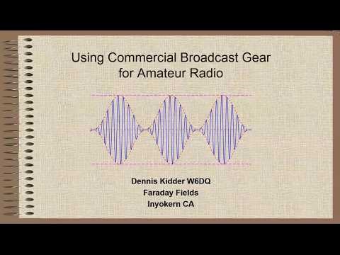 Using Commercial Broadcast Gear for Amateur Radio ~ 01/25/2026