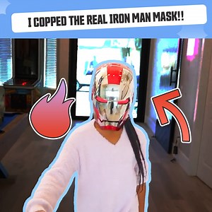 96K views · 1.8K reactions | I Copped The REAL Iron Man Mask!! 勞 | Cj So Cool | Facebook