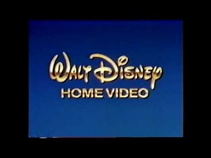 Gold Walt Disney Home Video logo 1997 (60 FPS)