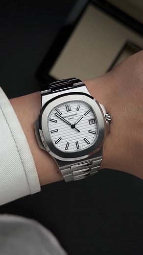 White Dial x Square Style || Nautilus 5711A by LUCY Picks #timepieces #lucytimepieces #watches #luxury #luxurywatch