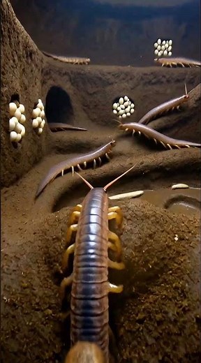This Centipede Lives Inside the House! 🐛 #shorts