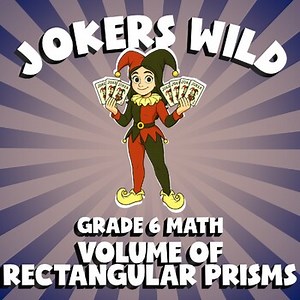 Volume of Rectangular Prisms JOKERS WILD Math Game | No Prep Grade 6 Review