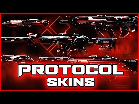 VALORANT PROTOCOL SKINS BUNDLE (ALL COLORS) | New Skin Collection Showcase