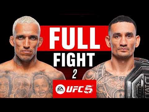 UFC 326: Charles Oliveira vs Max Holloway 2 Full Fight | Lightweight Title | UFC 5 PS5 Gameplay