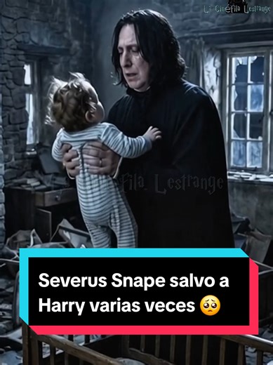 Severus Snape salvó a Harry Potter más veces de lo que piensas