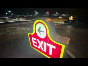 Up Close On The Wendy's Drive-Thru Signs