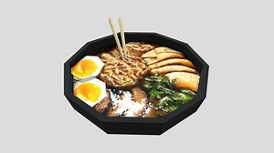 Ramen - PS1 Low Poly - Download Free 3D model by Wersaus33
