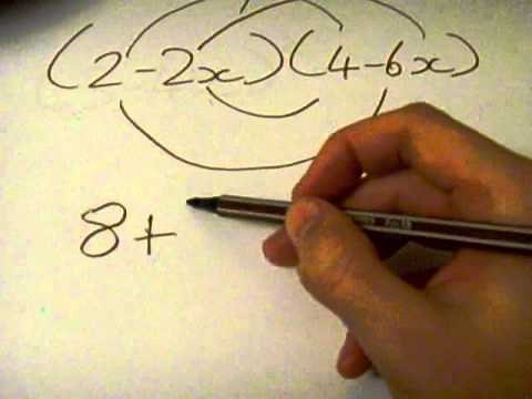 Mr Holt Maths - Expanding double brackets (smiley face method)
