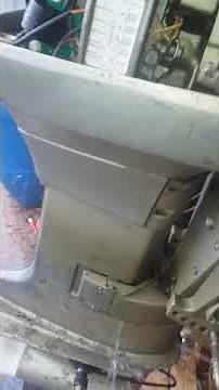 1977 Evinrude 70hp outboard running