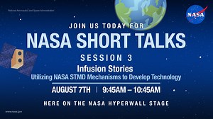 Aug 7, 2024: Small Satellite Conference 2024 – NASA Short Talks Session 2 - NASA