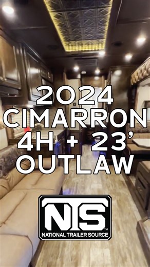 1.9M views · 26K reactions | We're excited to feature this Cimarron 4 Horse 23' Outlaw Conversions Trailer, one of our top picks in our exclusive June promotion! For this month only, you can RECEIVE UP TO $10,000 when you purchase any NEW in-stock Cimarron or Twister Living Quarters Trailer! | National Trailer Source | Facebook