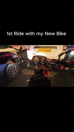 1st Ride with New Bike #splendor #splendormodified #splendorloversssss #bikeride #rider #newbike